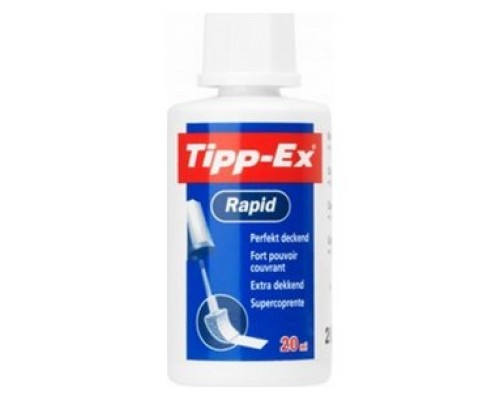 CORRECTOR RAPID FLUID SECADO RAPIDO 20 ML. TIPPEX 8859924 (MIN10) (Espera 4 dias)