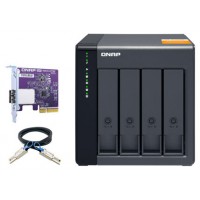 QNAP TL-D400S caja para disco duro externo Carcasa de disco duro/SSD Negro, Gris 2.5/3.5" (Espera 4 dias)