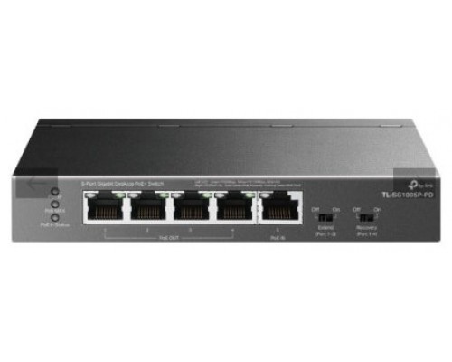 SWITCH NO GESTIONABLE TP-LINK SG1005P-PD 1P GIGA POE++