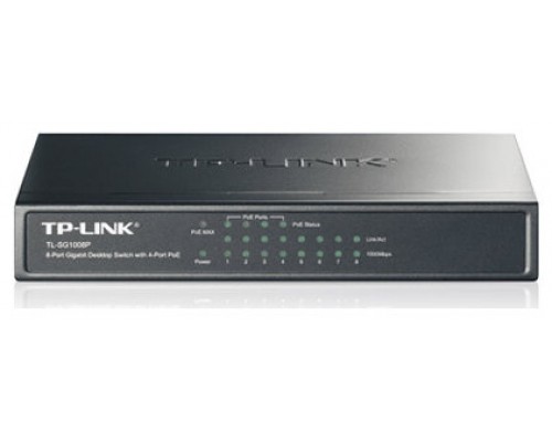 TPLINK TL-SG1008P - Switch PoE - 8 puertos Gigabit