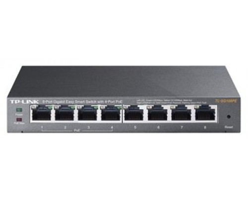 SWITCH SEMIGESTIONABLE TP-LINK SG108PE 8P GIGA