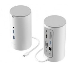 DOCKING STATION 12 PUERTOS USB-C VGA/HDMI/3xUSB/USB-C PD/USB-C/... GRIS VENTION (Espera 4 dias)