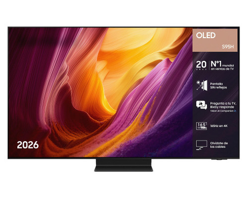 Samsung TV 55" OLED S95H 4K SIN reflejos Vision AI Smart TV 2026 (Espera 4 dias)-SX271 Samsung TV 55" OLED S95H 4K SIN reflejos Vision AI Smart TV 2026 (Espera 4 dias)