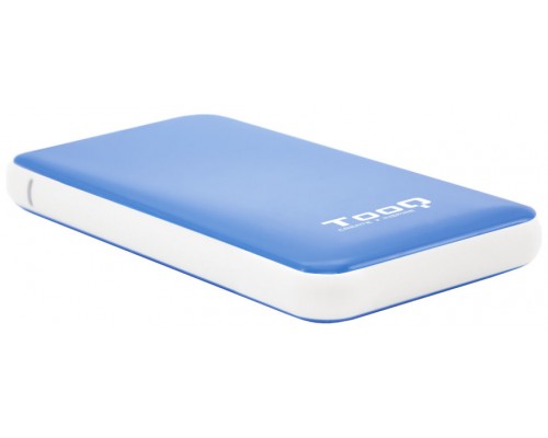 CAJA EXTERNA USB 2.5"" 9.5MM SATA AZUL TOOQ (Espera 4 dias)
