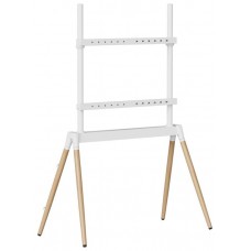 SOPORTE DE SUELO GEMBIRD PARA TV 55" - 86" BLANCO/MADERA-SX22 SOPORTE DE SUELO GEMBIRD PARA TV 55" - 86" BLANCO/MADERA