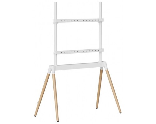 SOPORTE DE SUELO GEMBIRD PARA TV 55" - 86" BLANCO/MADERA