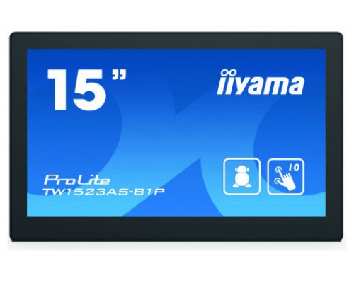 PANEL PC IIYAMA 15.6" TACTIL 10P / ANDROID 8.1 / 1920X1080 / 385CD/ 1000:1/ POE / WIFI / MM / BT 4.0 / MICRO-SD SLOT (TW1523AC-B1P) (Espera 4 dias)