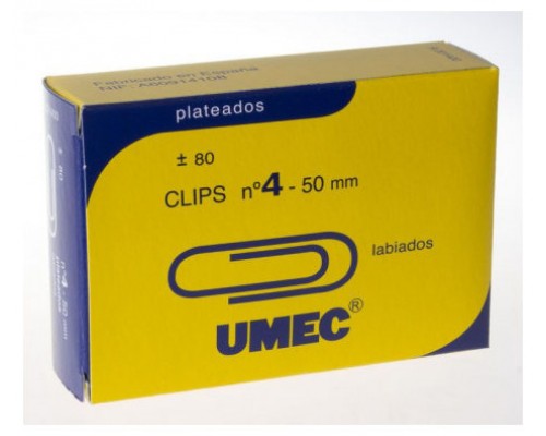 CAJA 80 CLIP PLATEADO 50MM U201400 UMEC (MIN10) (Espera 4 dias)