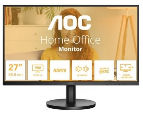 MONITOR AOC 4K U27B3A MM (Espera 4 dias)-SX27 MONITOR AOC 4K U27B3A MM (Espera 4 dias)