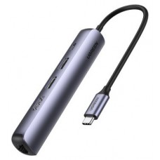 Ugreen 10919 base para port&aacute;til y replicador de puertos Al&aacute;mbrico USB 3.2 Gen 1 (3.1 Gen 1) Type-C Gris (Espera 4 dias)
