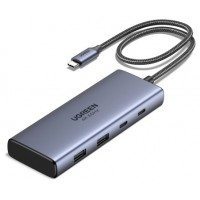 Ugreen 7-in-1 USB-C Hub CM498 Acoplamiento Base Gris (Espera 4 dias)