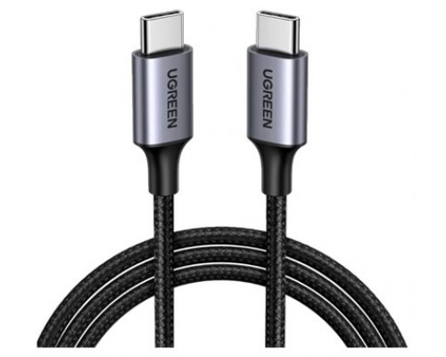 Ugreen 70427 cable USB USB 2.0 1 m USB C Negro, Plata (Espera 4 dias)
