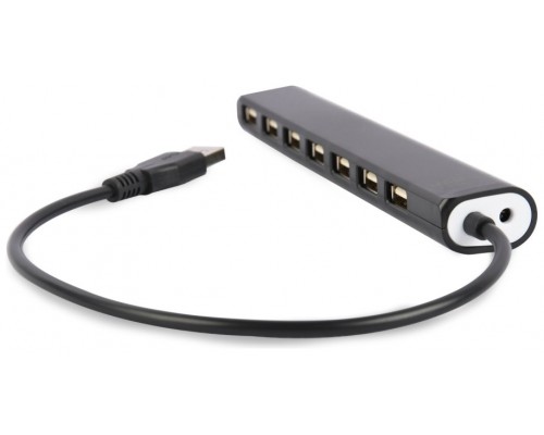 HUB USB GEMBIRD 2.0 7 PUERTOS NEGRO