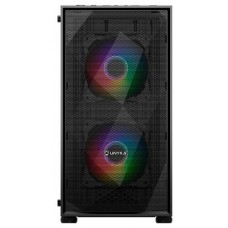 CAJA MICRO-ATX  B200 BLACK(2*14CM ARGB FRONT+1*12cm