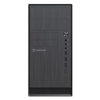 Unyka Aero C12 Black Type C - microATX - Sin fuente -