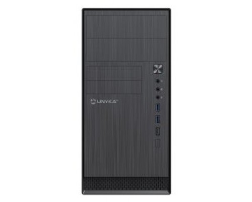 Unyka Aero C12 Black Type C - microATX - Sin fuente -