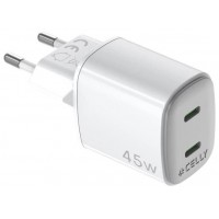 Celly Cargador Gan 2 USBC 45w WH