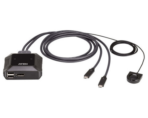 ATEN 2-PORT USB-C 4K DISPLAYPORT KVM SWITCH (US3312-AT) (CP20) (Espera 4 dias)-SX24 ATEN 2-PORT USB-C 4K DISPLAYPORT KVM SWITCH (US3312-AT) (CP20) (Espera 4 dias)