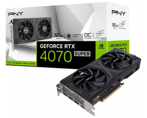 VGA PCI-EX NVIDIA PNY RTX4070 SUPER OC VERTO 12G