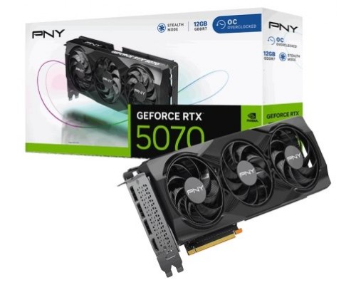 VGA PCI-EX NVIDIA PNY RTX5070 12G OC GDDR7X PCIE HDMI