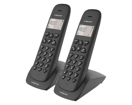 Logicom Telefono DECT Vega 255T Negro Duo