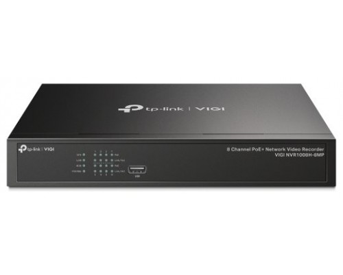 VIGI Grabador IP NVR1008H-8MP Rack 01 HDD 08 C PoE