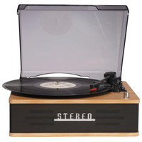 TOCADISCOS RETRO DENVER VPB-262LW BLUETOOTH Y ALTAVOCES TAPA BLANCA