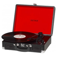 GIRADISCOS DENVER ALTAV AUX-OUT PC CONVERT MP3 MALETA NEGRO-12SX GIRADISCOS DENVER ALTAV AUX-OUT PC CONVERT MP3 MALETA NEGRO