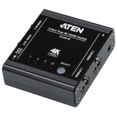 ATEN Switch HDMI 4K real de 3 puertos (Espera 4 dias)