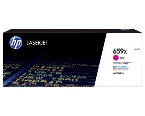 HP LaserJet Cartucho de tóner Original 659X magenta de alta capacidad (Espera 4 dias)