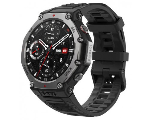 Amazfit T-Rex 3 3,81 cm (1.5") AMOLED Digital 480 x 480 Pixeles Pantalla táctil Negro Wifi GPS (satélite) (Espera 4 dias)