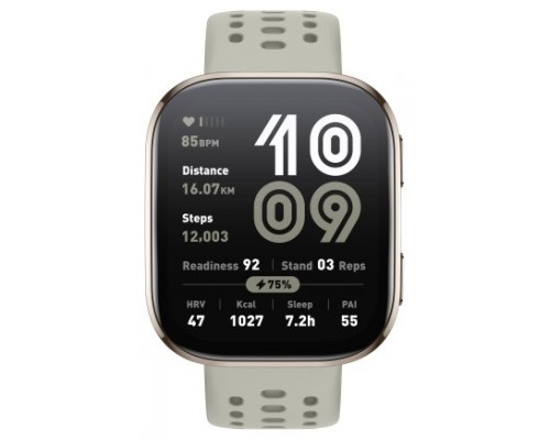 Amazfit Bip 6 Stone 5 cm (1.97") AMOLED Digital 390 x 450 Pixeles Pantalla táctil Oro GPS (satélite) (Espera 4 dias)
