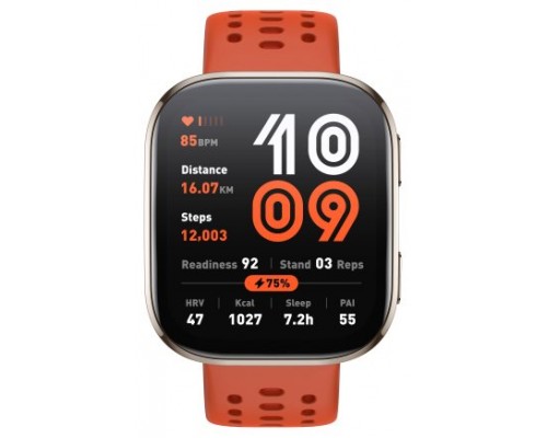 Amazfit Bip 6 Red 5 cm (1.97") AMOLED Digital 390 x 450 Pixeles Pantalla táctil Plata GPS (satélite) (Espera 4 dias)