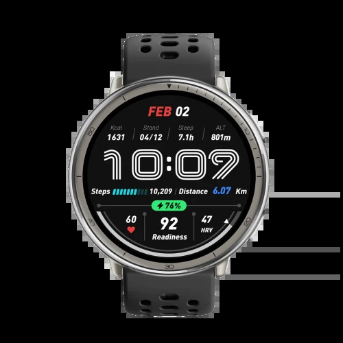 AMAZFIT ACTIVE 2 BLACK SPORT SILICONE (Espera 4 dias)