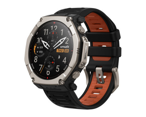 Amazfit T-Rex Ultra 2 129,5 cm (51") AMOLED 51 mm Digital 480 x 480 Pixeles Pantalla t&aacute;ctil Titanio Wifi GPS (sat&eacute;lite) (Espera 4 dias)