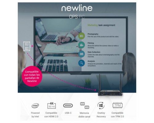 NEWLINE OPS PC (WB5B820W) (Q1"23) 11TH GEN INTEL CORE/CI5-1135G7/8GB RAM/256GB SSD/NO OS (Espera 4 dias)