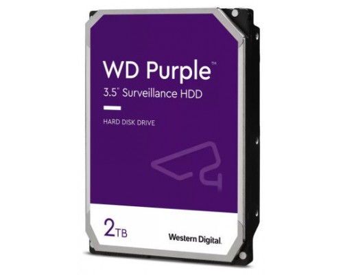 HDD WD 3.5" 2TB 5400RPM SATA3 PURPLE (Espera 4 dias)