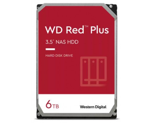 WD Red Plus NAS WD60EFPX - DDsco duro - 6TB - interno