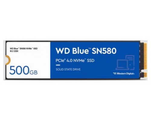 DISCO M.2 NVMe 500GB WD BLUE SN580 WDS500G3B0E PCIE