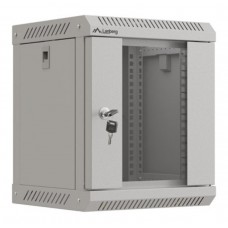 ARMARIO LANBERG MURAL RACK 10" 6U/300X300 FLAT PACK GRIS PUERTA CRISTAL