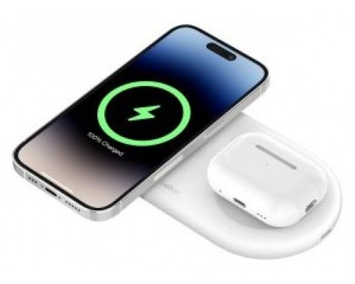 BASE DE CARGA INALAMBRICA DOBLE BELKIN WIZ021VFWH 15W