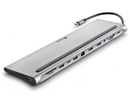 DOCKING USB-C NGS WONDERDOCK12 A 4k 2xHDMI 1xVGA