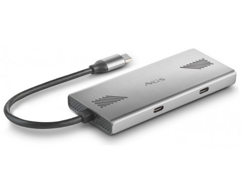NGS - Hub USB WONDERDUO-C de 4 puertos (2 USB-C + 2