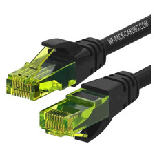 WP WPC-PAT-6AU002BL cable de red Negro, Verde 0,2 m Cat6a U/UTP (UTP) (Espera 4 dias)