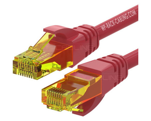 WP WPC-PAT-6AU002R cable de red Rojo 0,2 m Cat6a U/UTP (UTP) (Espera 4 dias)