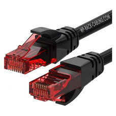 WP WPC-PAT-6U002BL cable de red Negro, Rojo 0,2 m Cat6 U/UTP (UTP) (Espera 4 dias)