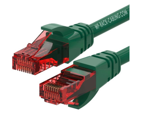 WP WPC-PAT-6U002G cable de red Negro, Verde 0,2 m Cat6 U/UTP (UTP) (Espera 4 dias)
