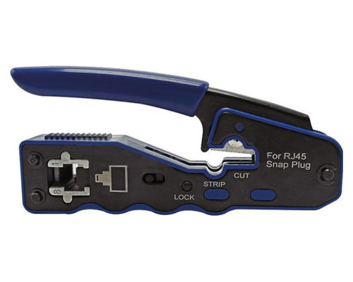WP PROFESSIONAL CRIMPING TOOL FOR RJ45 WIRE THROUGH PLUG WITH CABLE STRIPPER (Espera 4 dias)