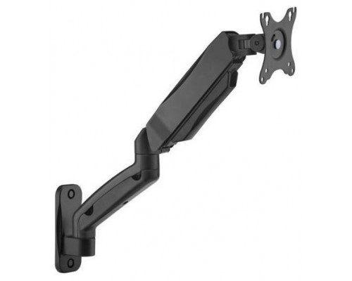 AISENS - SOPORTE DE PARED PRO CONTRAPESO GIRATORIO E INCLINABLE PARA MONITOR/TV 9KG (3 PIVOTES, 1 BRAZO) DE 17-32, NEGRO