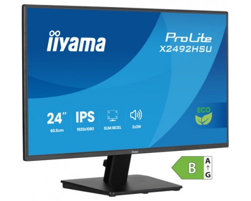 MONITOR IIYAMA PROLITE, 24 PULGADAS, 60.5CM, IPS PANEL TECHNOLOGY, 1920X1080, 120HZ, MATE NEGRO (Espera 4 dias)-SX22 MONITOR IIYAMA PROLITE, 24 PULGADAS, 60.5CM, IPS PANEL TECHNOLOGY, 1920X1080, 120HZ, MATE NEGRO (Espera 4 dias)